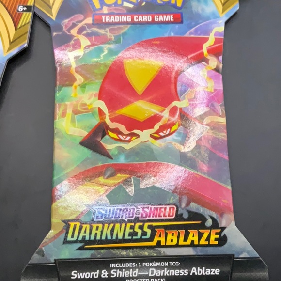Pokemon TCG Darkness Ablaze Sleeved Booster Pack LOT OF 4 PACKS FACTORY SEALED - Picture 3 of 5